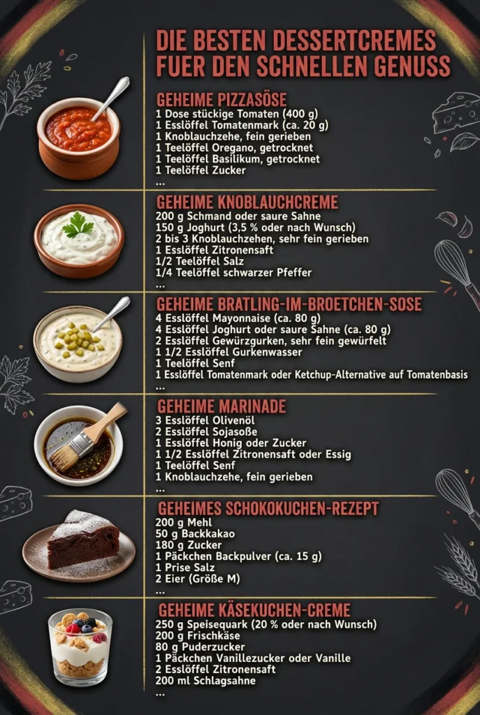 Die besten Dessertcremes fuer den schnellen Genuss