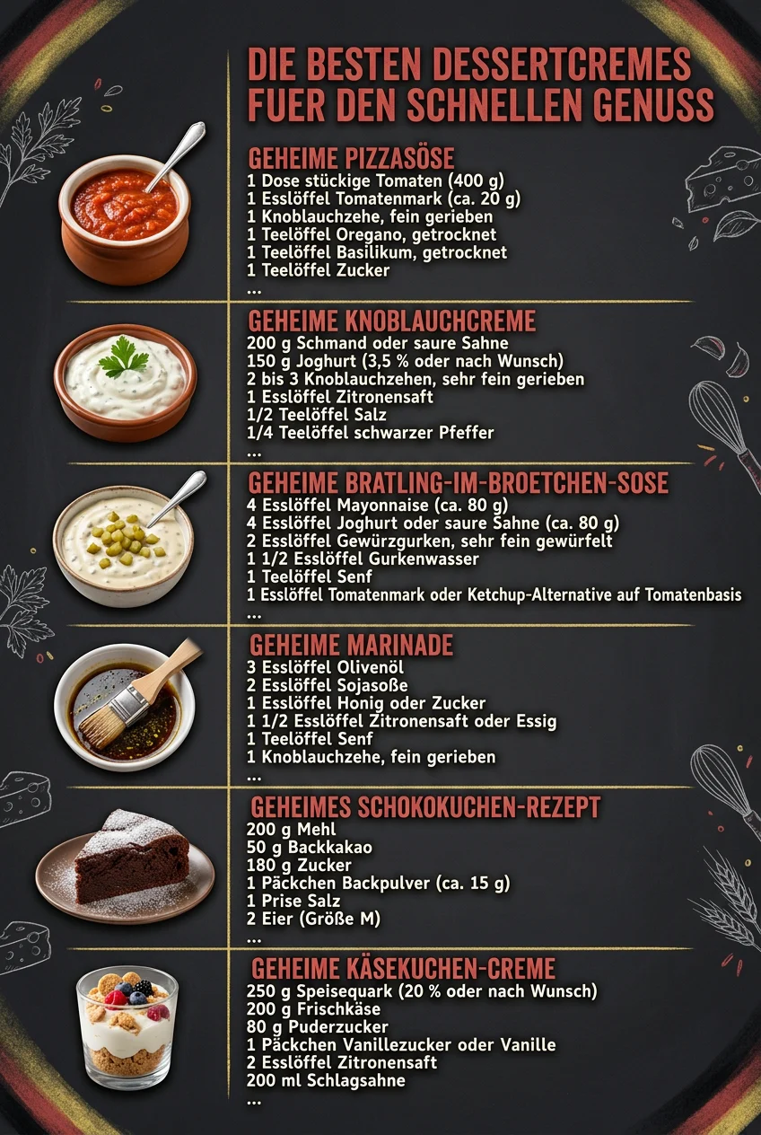 Die besten Dessertcremes fuer den schnellen Genuss