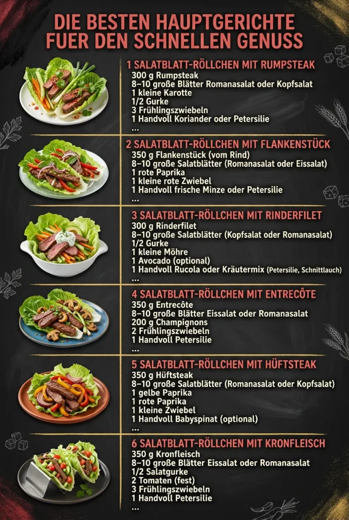 Die besten Hauptgerichte fuer den schnellen Genuss