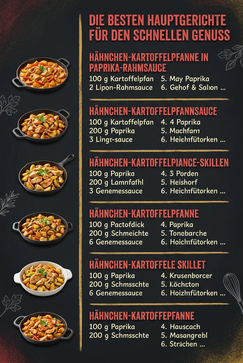 Die besten Hauptgerichte fuer den schnellen Genuss