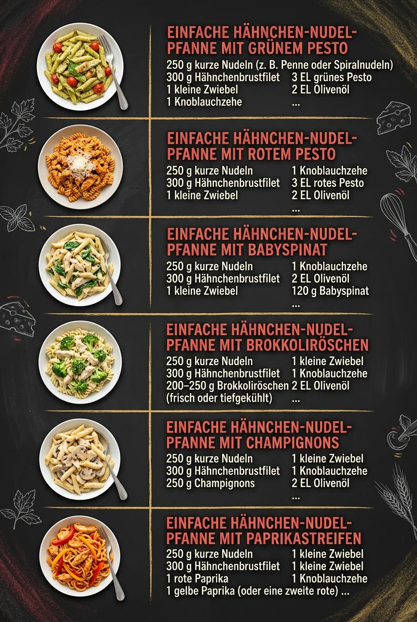 Die besten Pasta-Rezepte fuer den schnellen Genuss