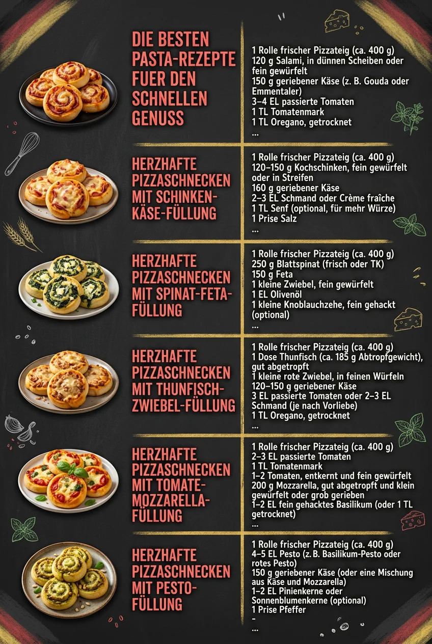 Die besten Pasta-Rezepte fuer den schnellen Genuss