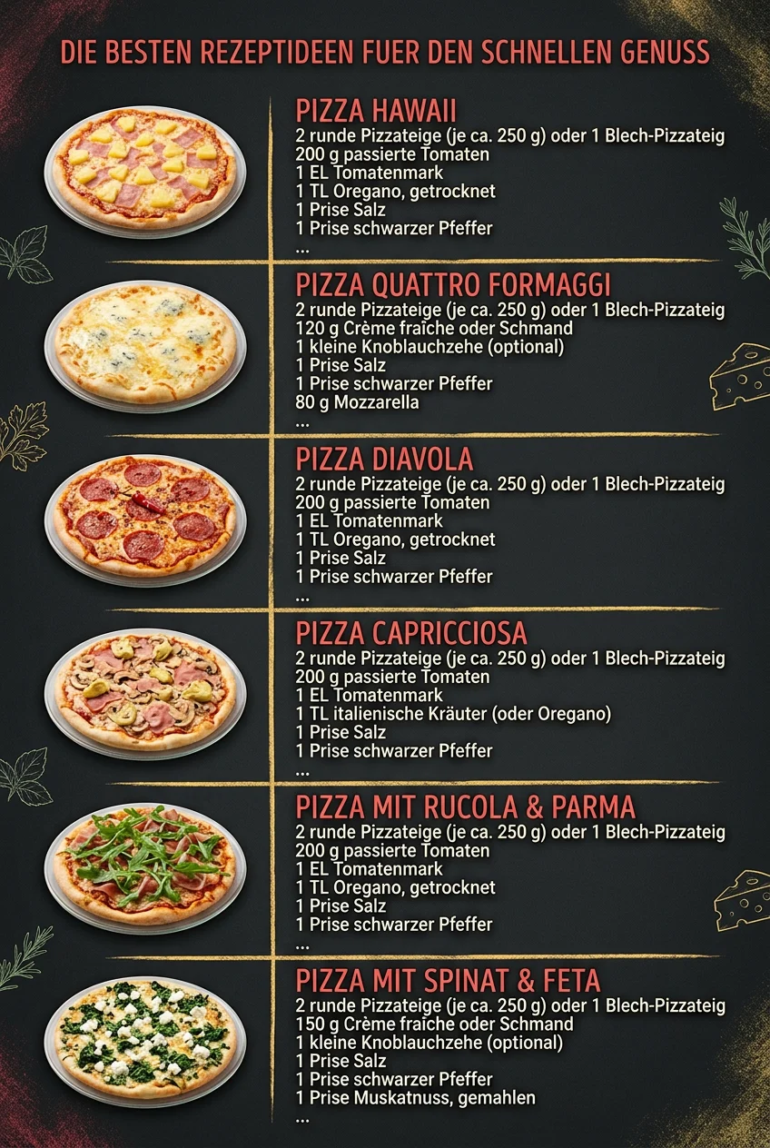 Die besten Rezeptideen fuer den schnellen Genuss