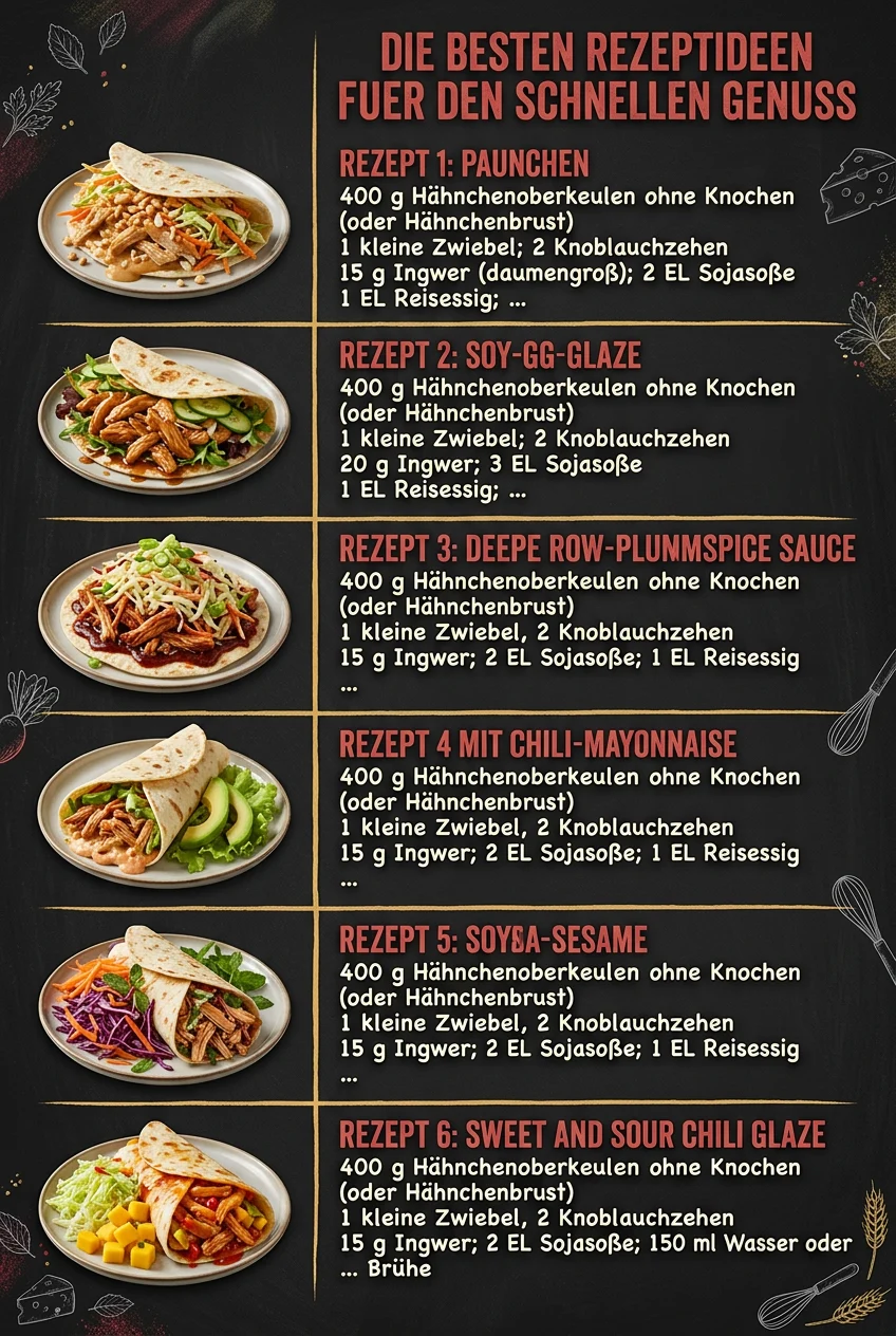 Die besten Rezeptideen fuer den schnellen Genuss