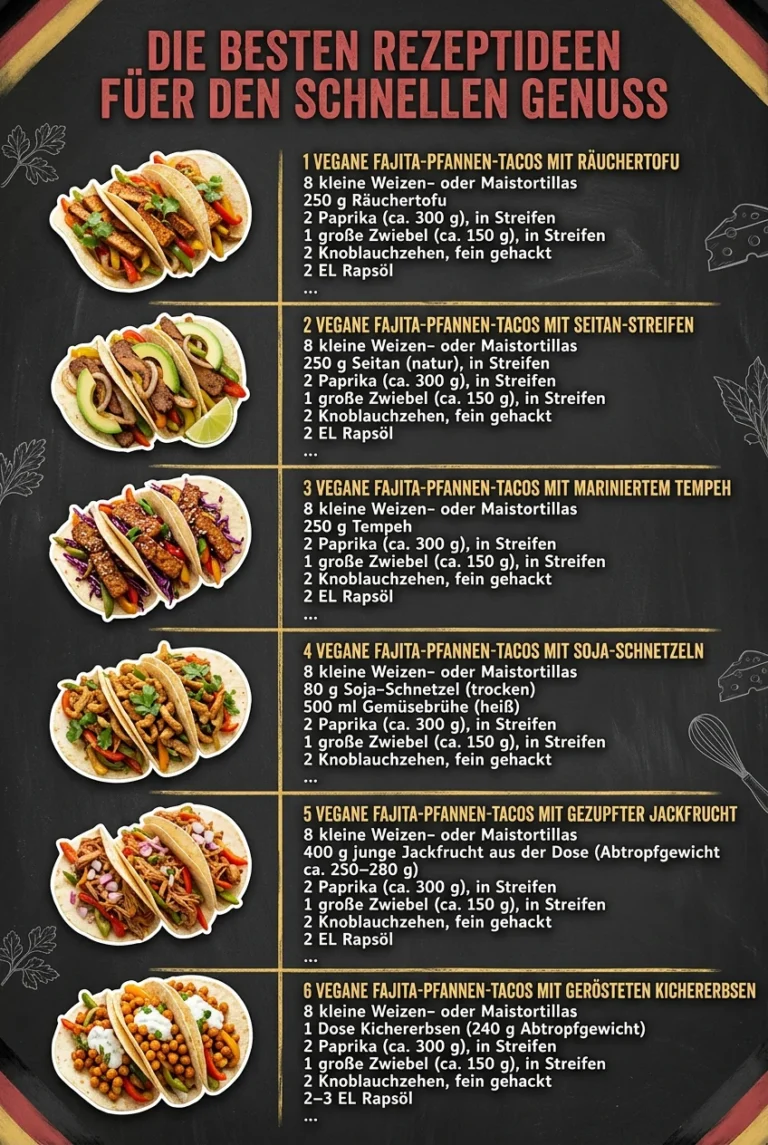 Die besten Rezeptideen fuer den schnellen Genuss