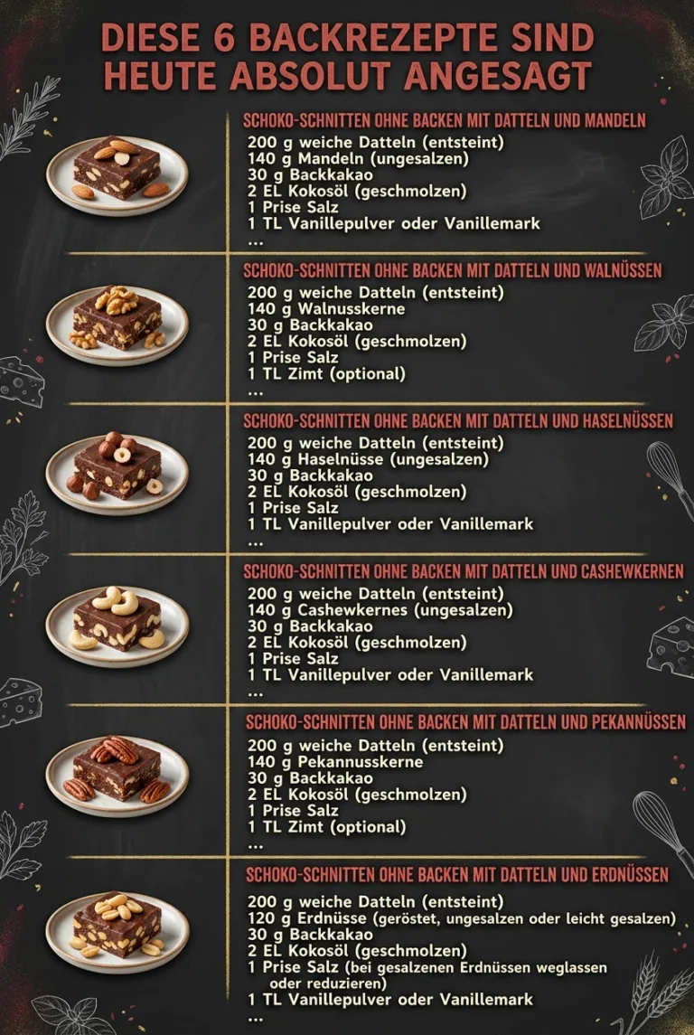 Diese 6 Backrezepte sind heute absolut angesagt