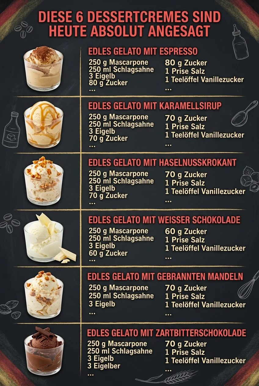 Diese 6 Dessertcremes sind heute absolut angesagt