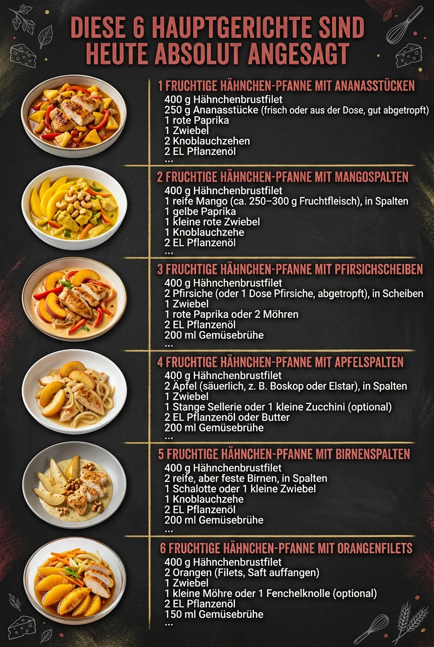 Diese 6 Hauptgerichte sind heute absolut angesagt