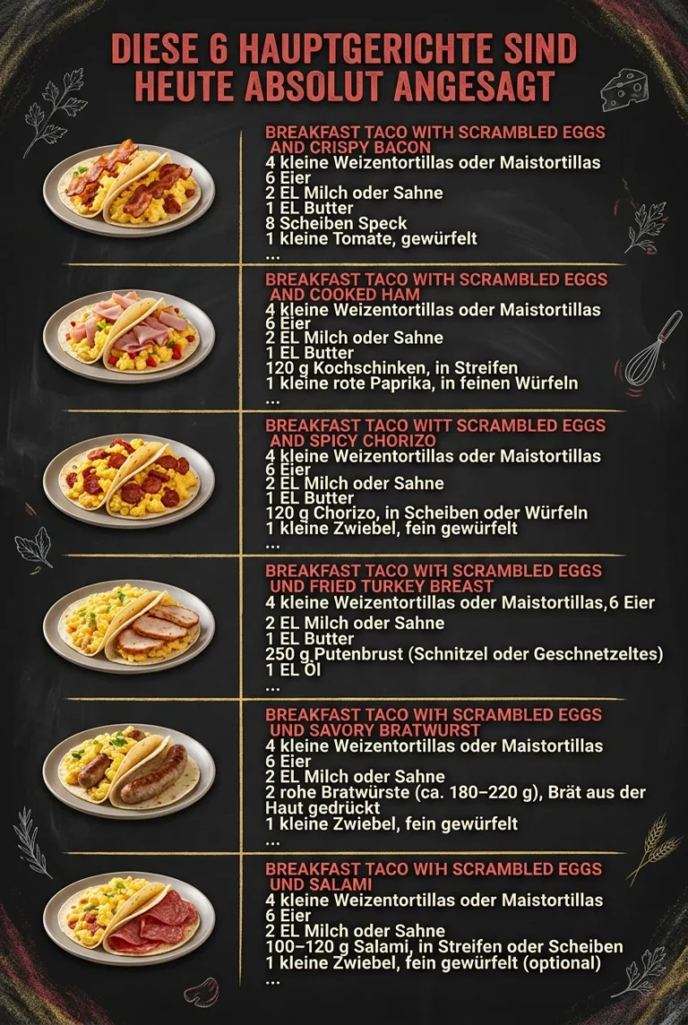 Diese 6 Hauptgerichte sind heute absolut angesagt