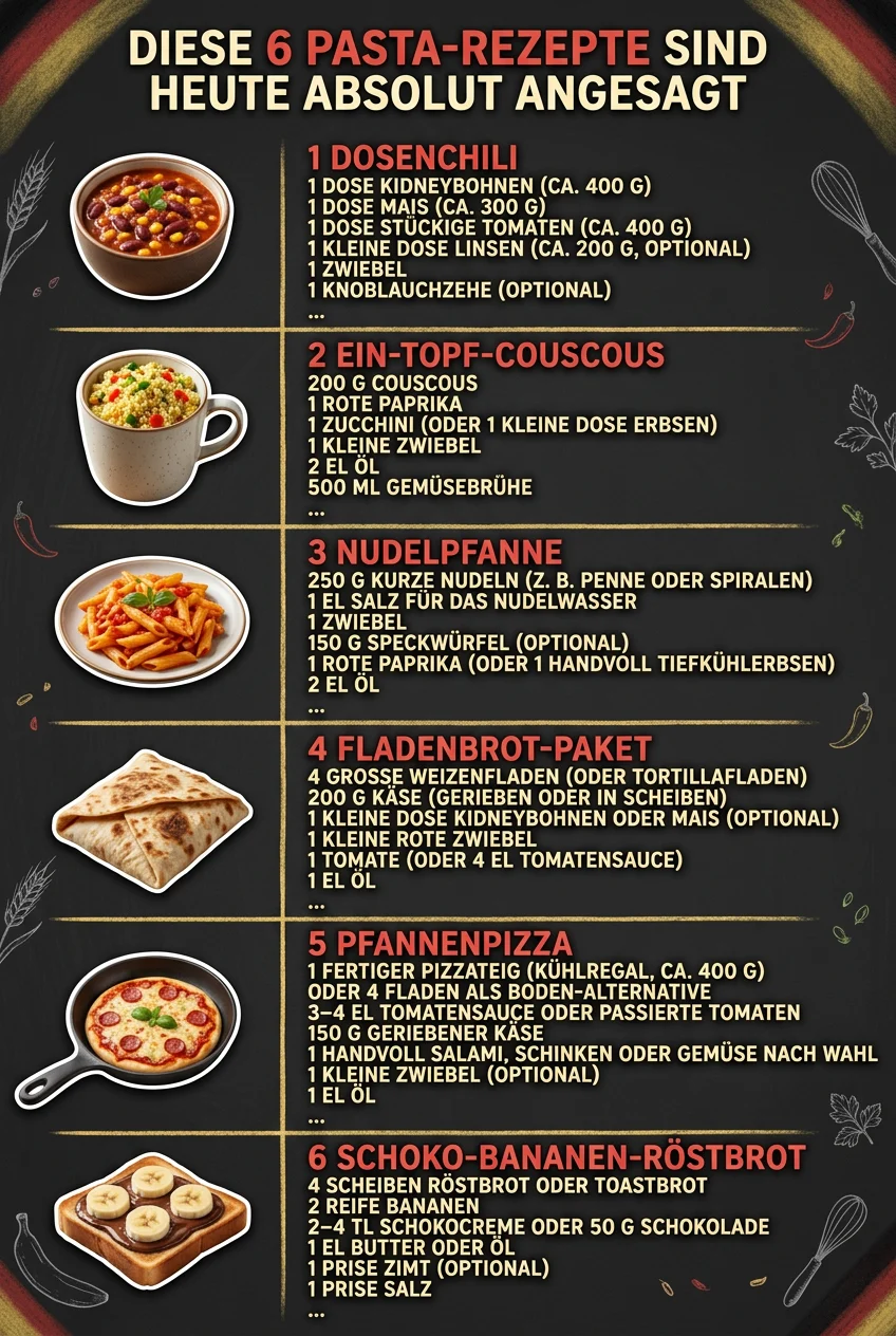 Diese 6 Pasta-Rezepte sind heute absolut angesagt