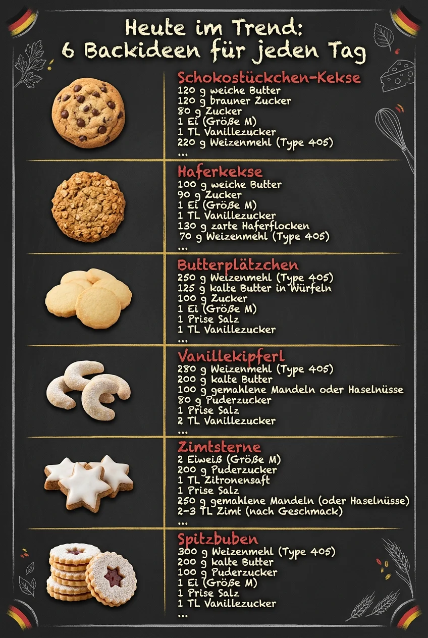 Heute viral 6 Backrezepte fuer jeden Tag