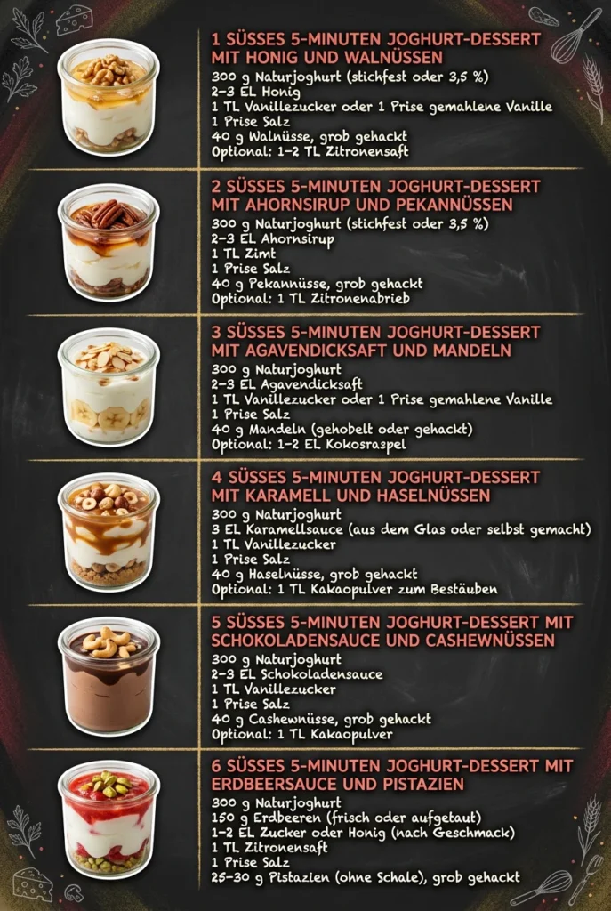 Heute viral 6 Dessertcremes fuer jeden Tag