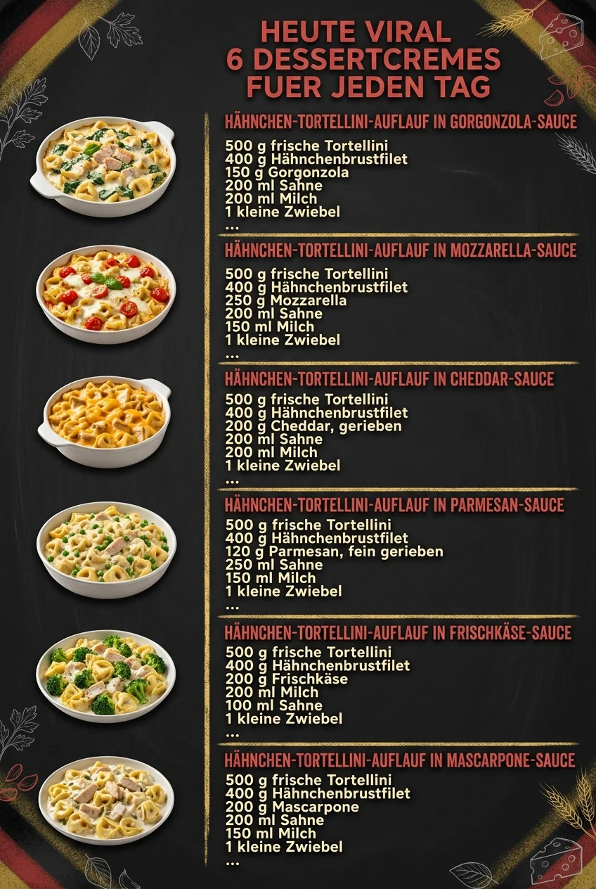 Heute viral 6 Dessertcremes fuer jeden Tag