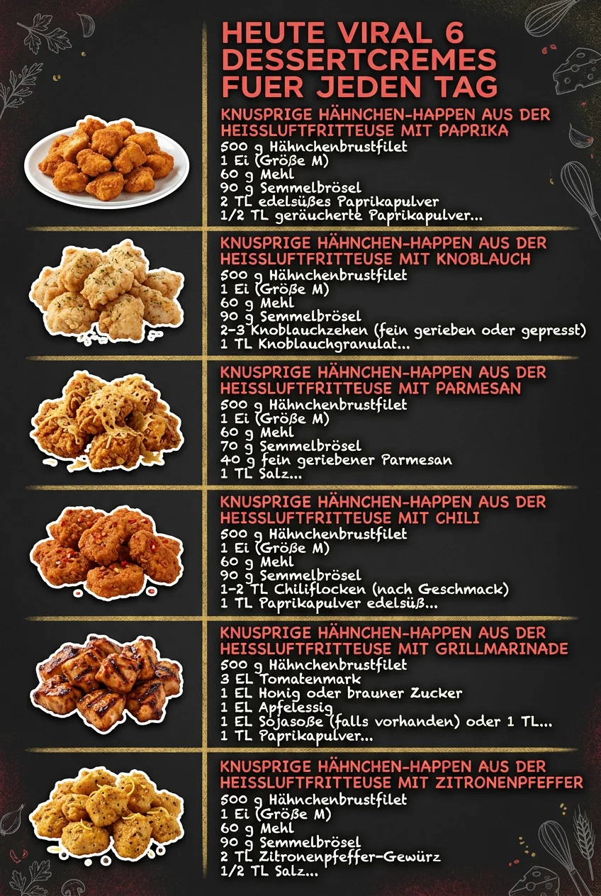 Heute viral 6 Dessertcremes fuer jeden Tag