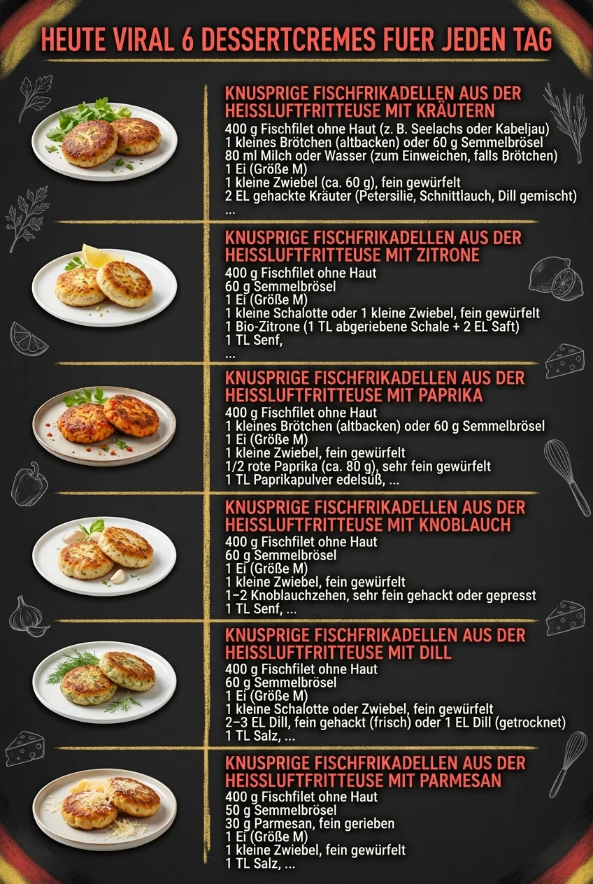 Heute viral 6 Dessertcremes fuer jeden Tag
