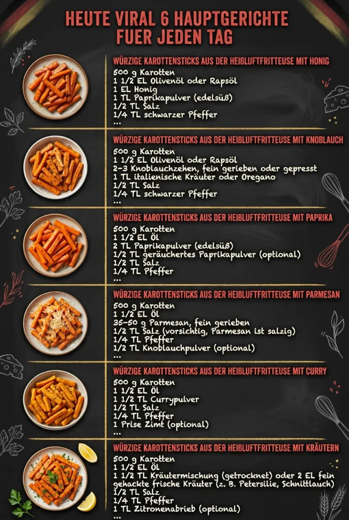 Heute viral 6 Hauptgerichte fuer jeden Tag