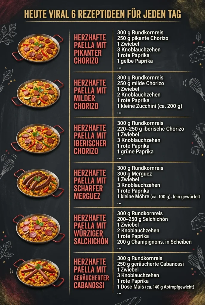 Heute viral 6 Rezeptideen fuer jeden Tag