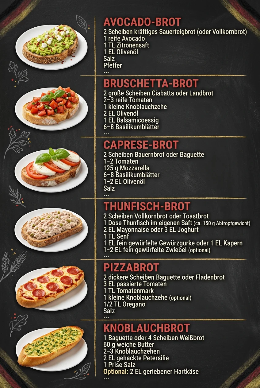 Heute viral 6 Rezeptideen fuer jeden Tag