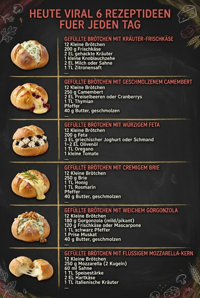 Heute viral 6 Rezeptideen fuer jeden Tag