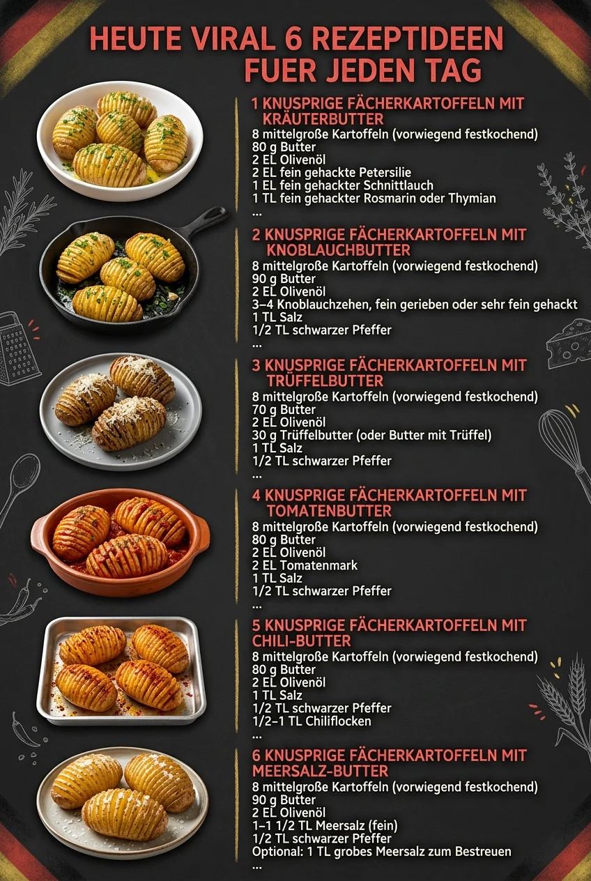 Heute viral 6 Rezeptideen fuer jeden Tag