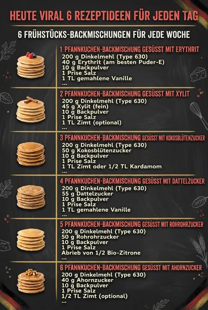 Heute viral 6 Rezeptideen fuer jeden Tag