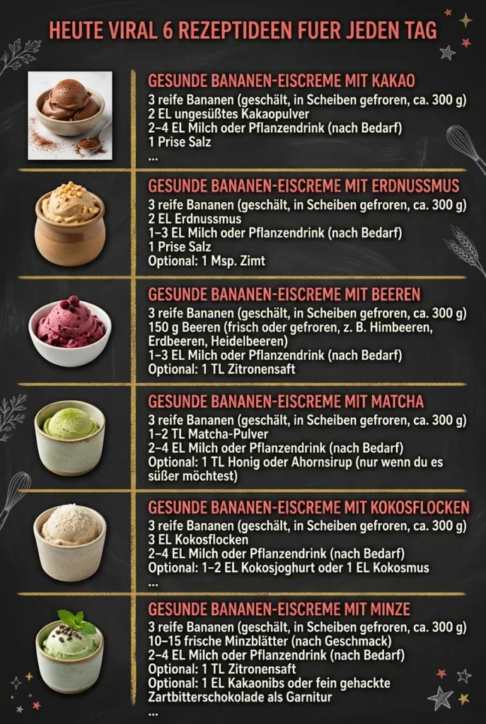 Heute viral 6 Rezeptideen fuer jeden Tag