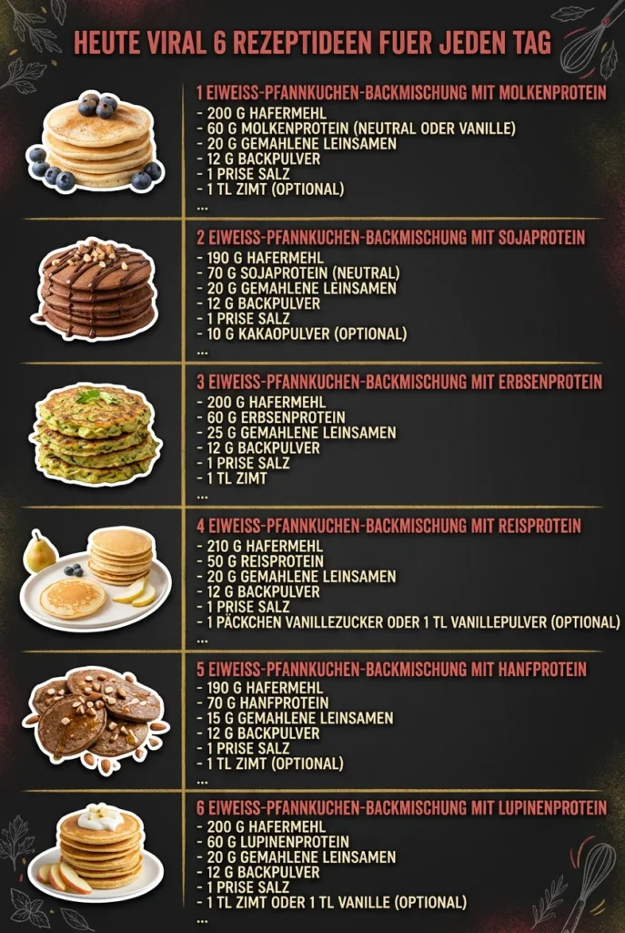 Heute viral 6 Rezeptideen fuer jeden Tag