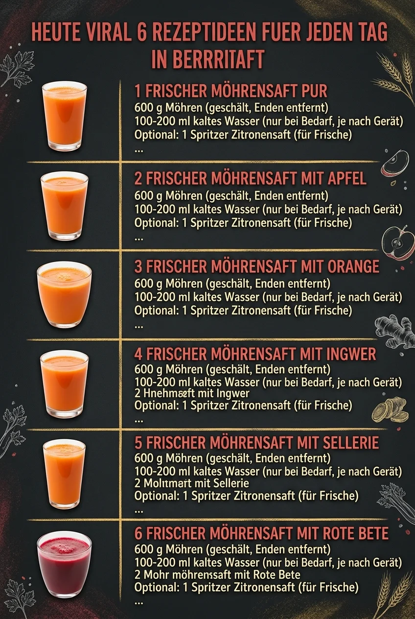 Heute viral 6 Rezeptideen fuer jeden Tag