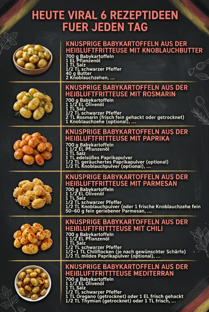 Heute viral 6 Rezeptideen fuer jeden Tag