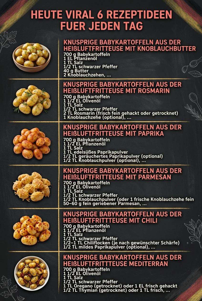 Heute viral 6 Rezeptideen fuer jeden Tag