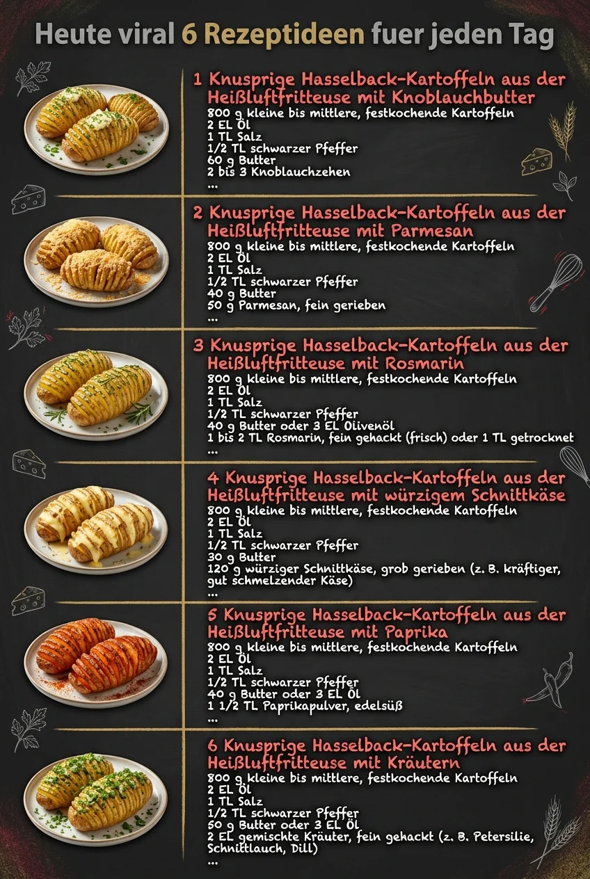 Heute viral 6 Rezeptideen fuer jeden Tag