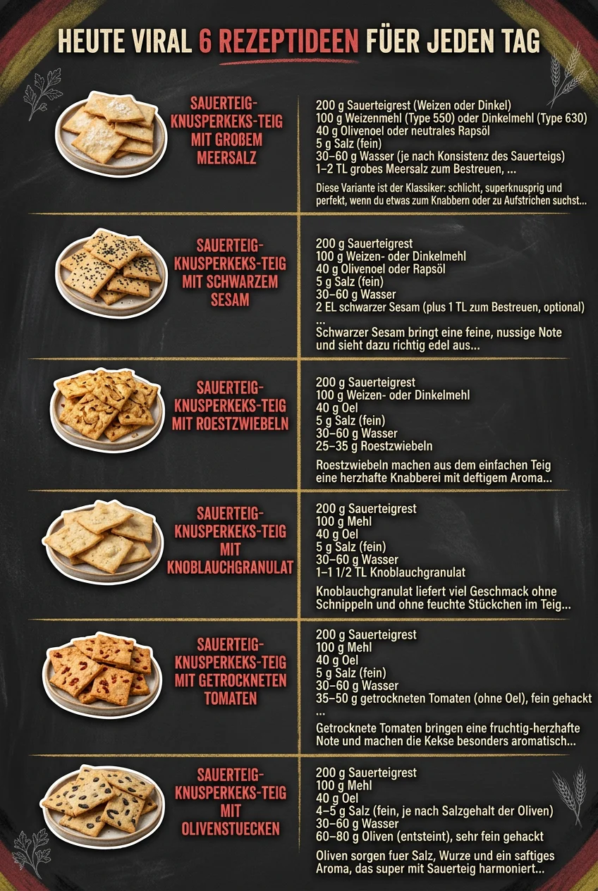 Heute viral 6 Rezeptideen fuer jeden Tag