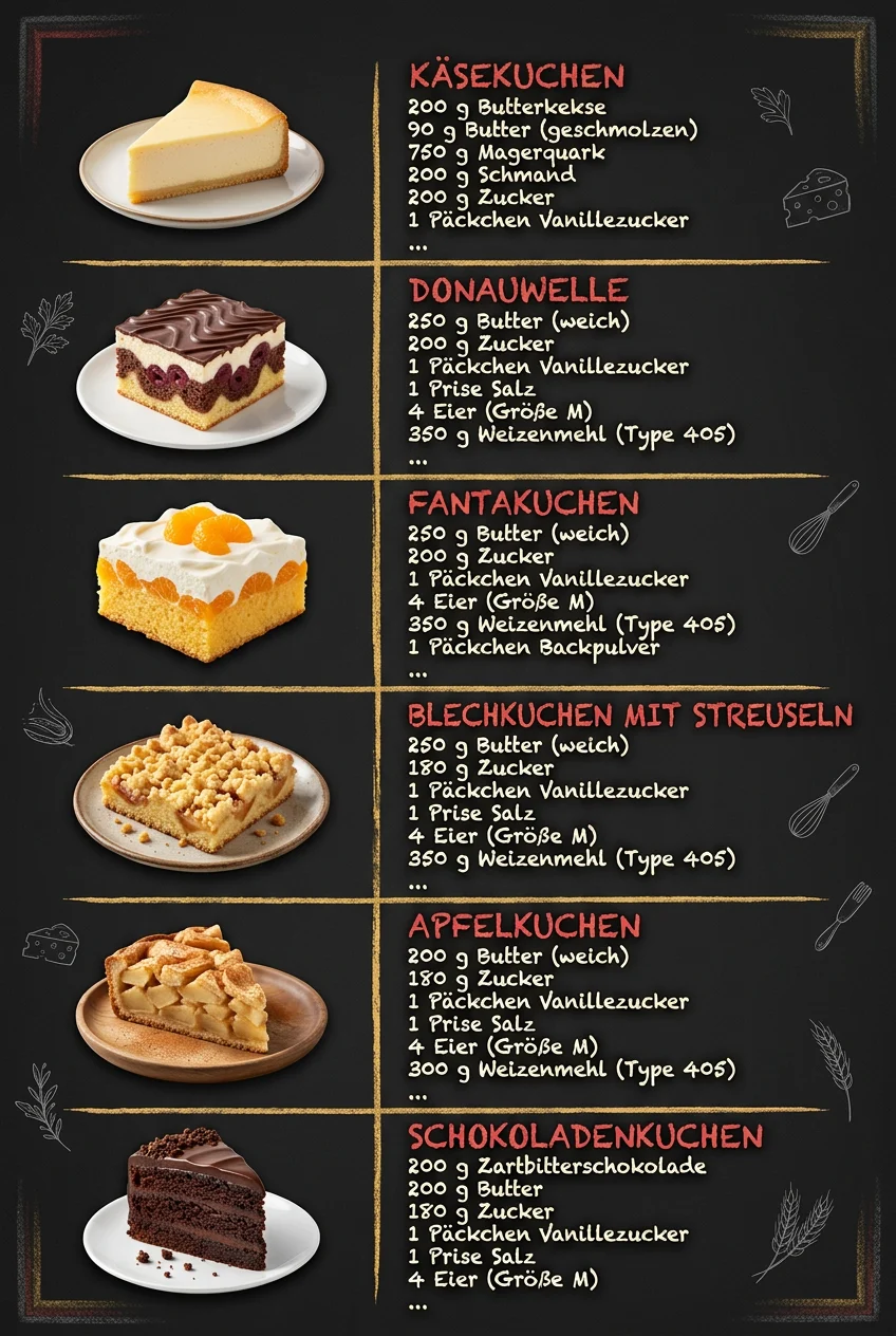 Schnell und genial 6 Backrezepte fuer jeden