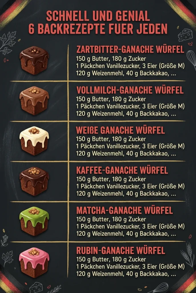 Schnell und genial 6 Backrezepte fuer jeden