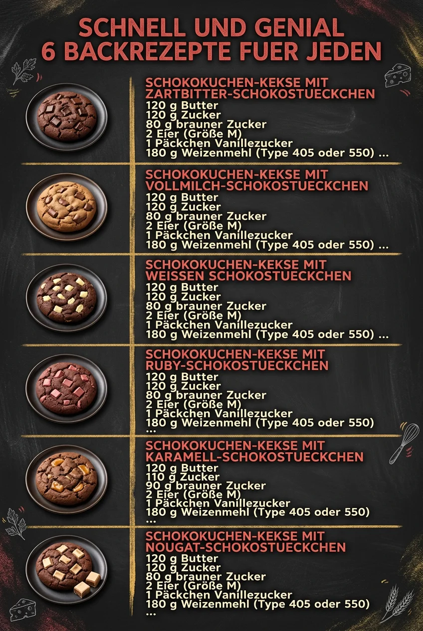 Schnell und genial 6 Backrezepte fuer jeden