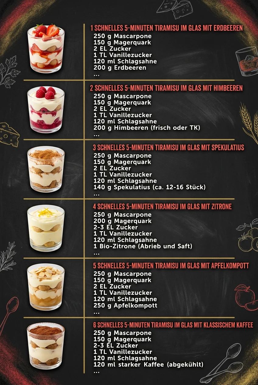 Schnell und genial 6 Dessertcremes fuer jeden