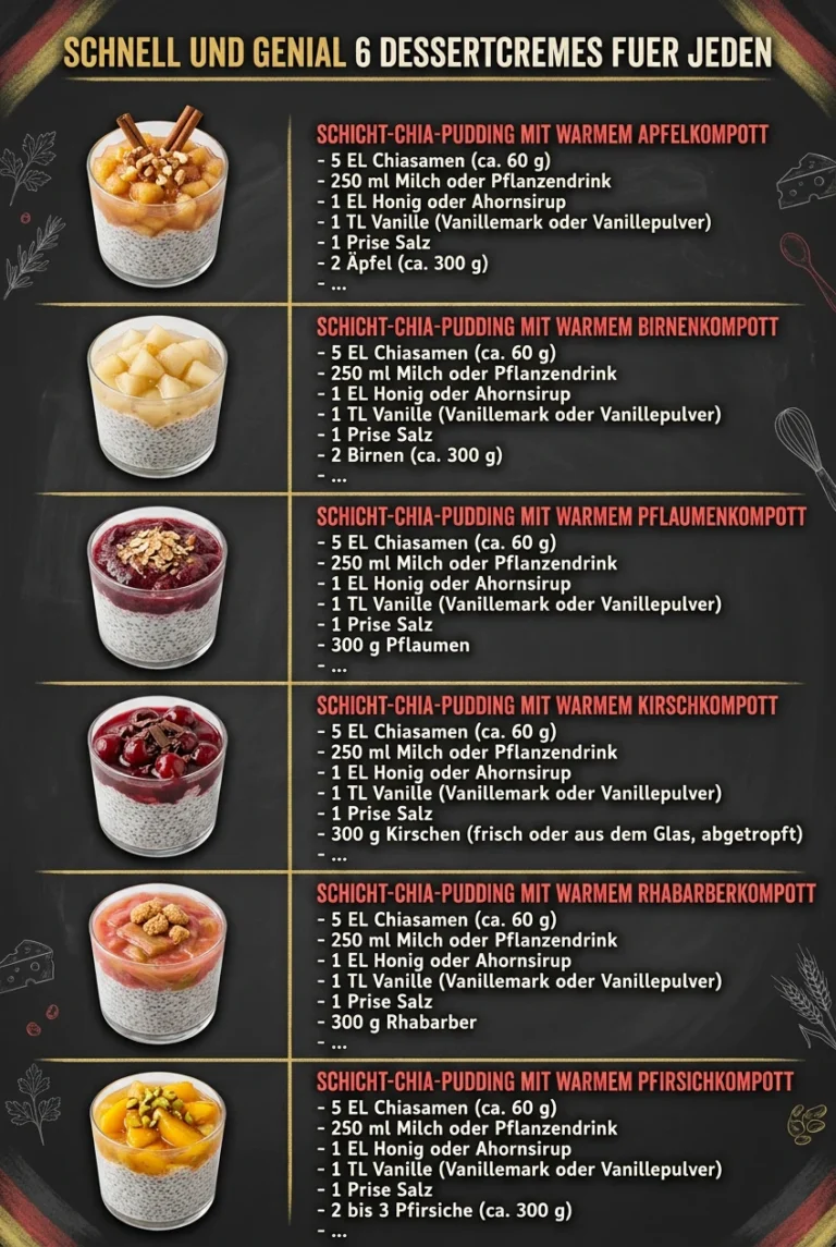 Schnell und genial 6 Dessertcremes fuer jeden