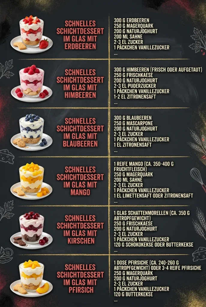 Schnell und genial 6 Dessertcremes fuer jeden