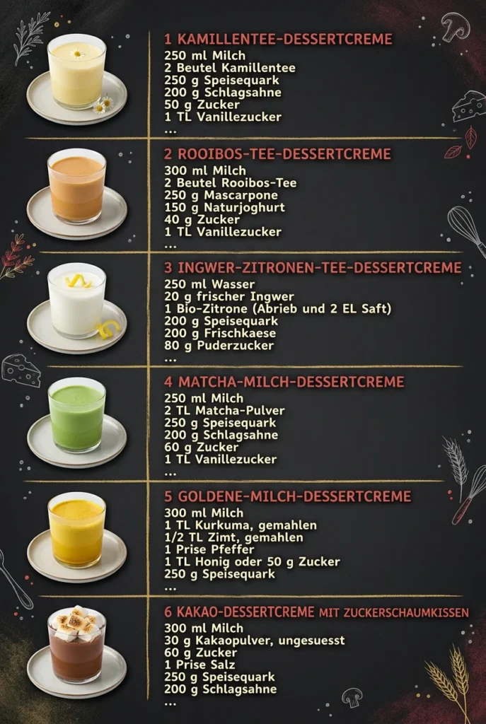 Schnell und genial 6 Dessertcremes fuer jeden