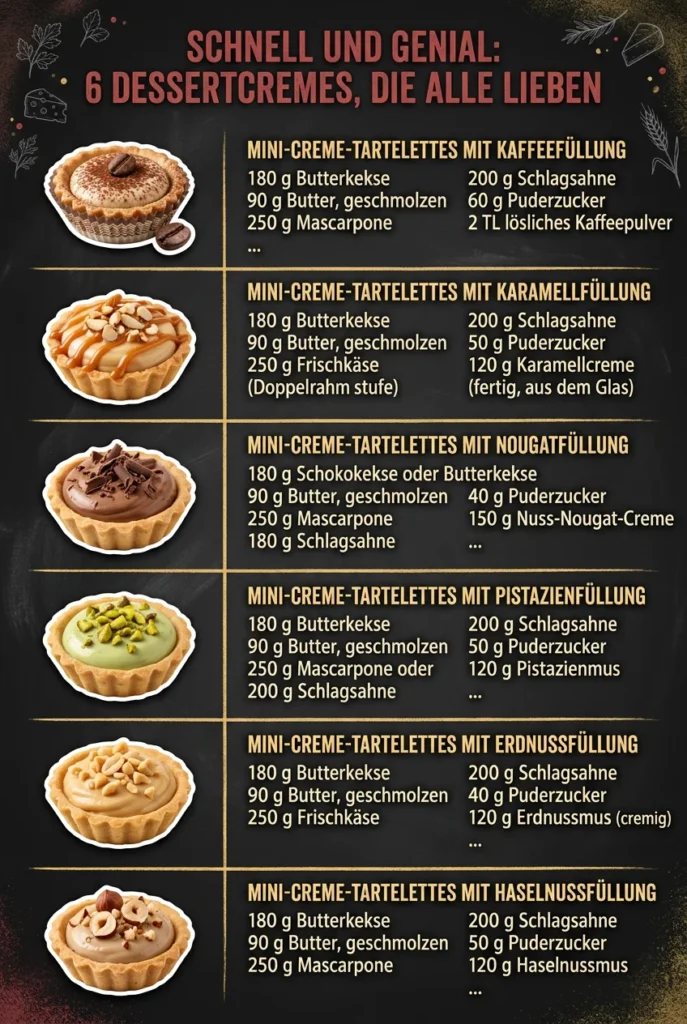 Schnell und genial 6 Dessertcremes fuer jeden