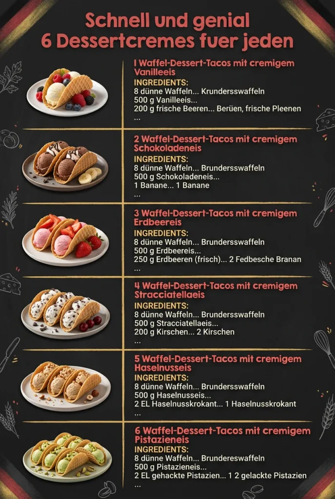 Schnell und genial 6 Dessertcremes fuer jeden