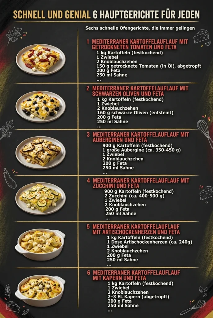 Schnell und genial 6 Hauptgerichte fuer jeden