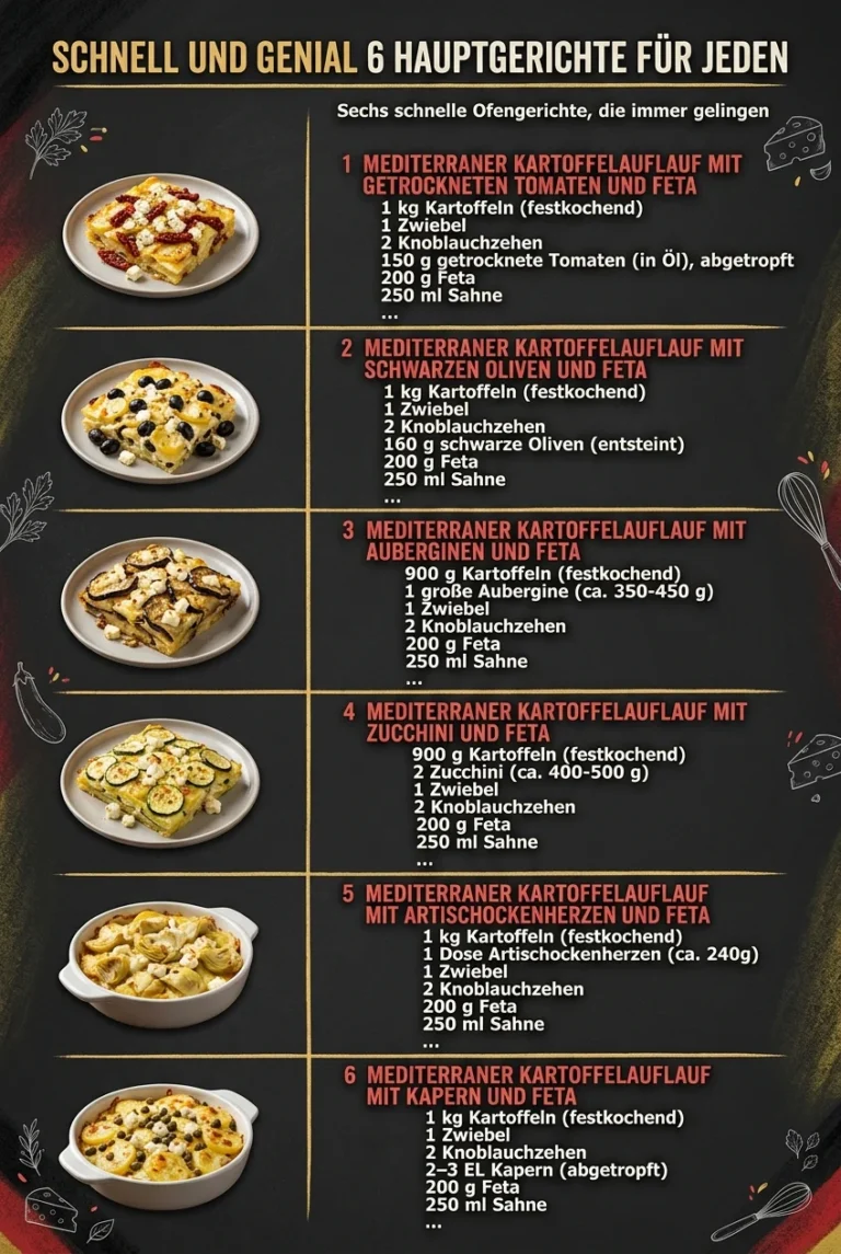 Schnell und genial 6 Hauptgerichte fuer jeden