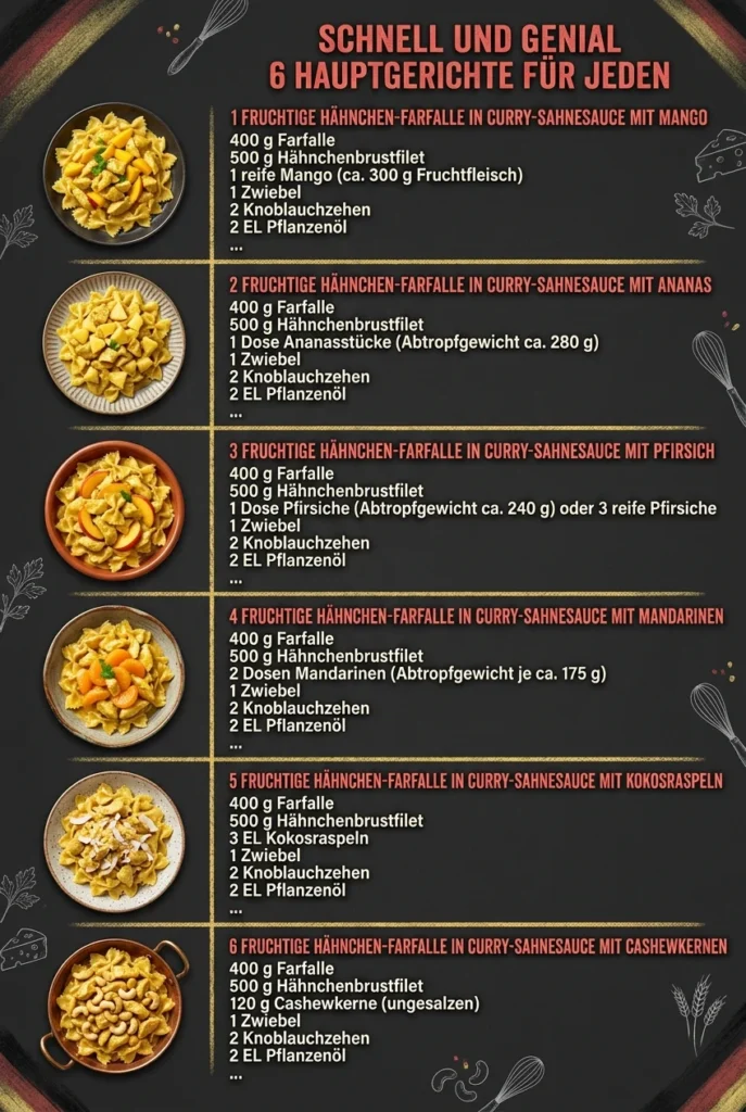 Schnell und genial 6 Hauptgerichte fuer jeden