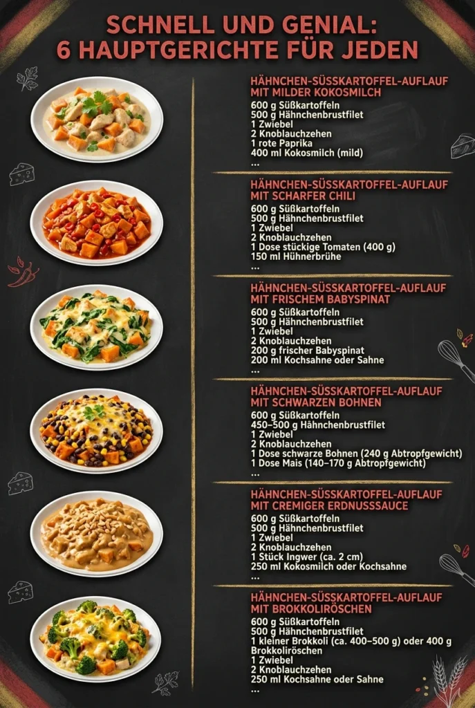 Schnell und genial 6 Hauptgerichte fuer jeden