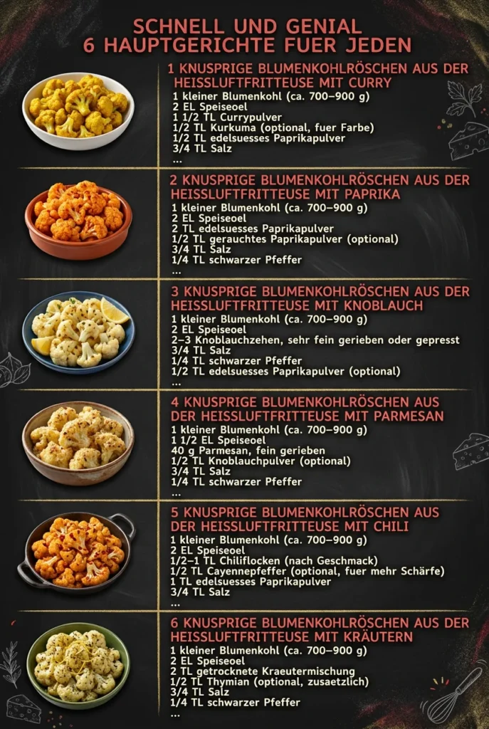 Schnell und genial 6 Hauptgerichte fuer jeden