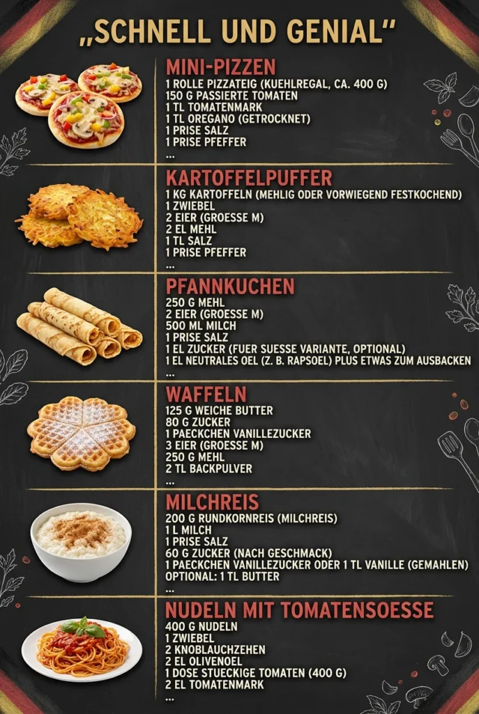 Schnell und genial 6 Pasta-Rezepte fuer jeden