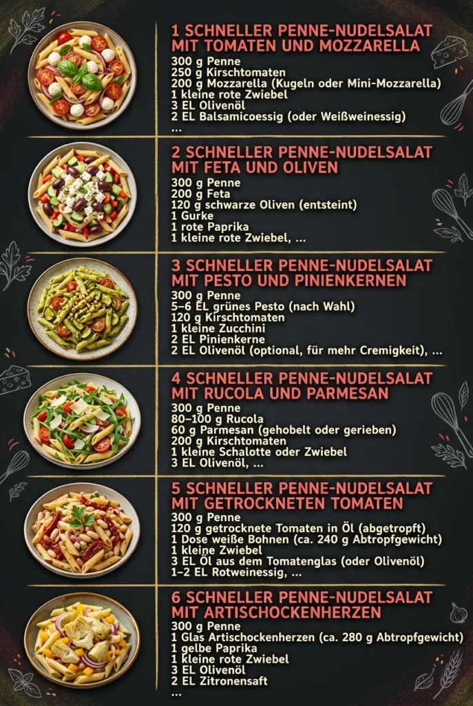 Schnell und genial 6 Pasta-Rezepte fuer jeden