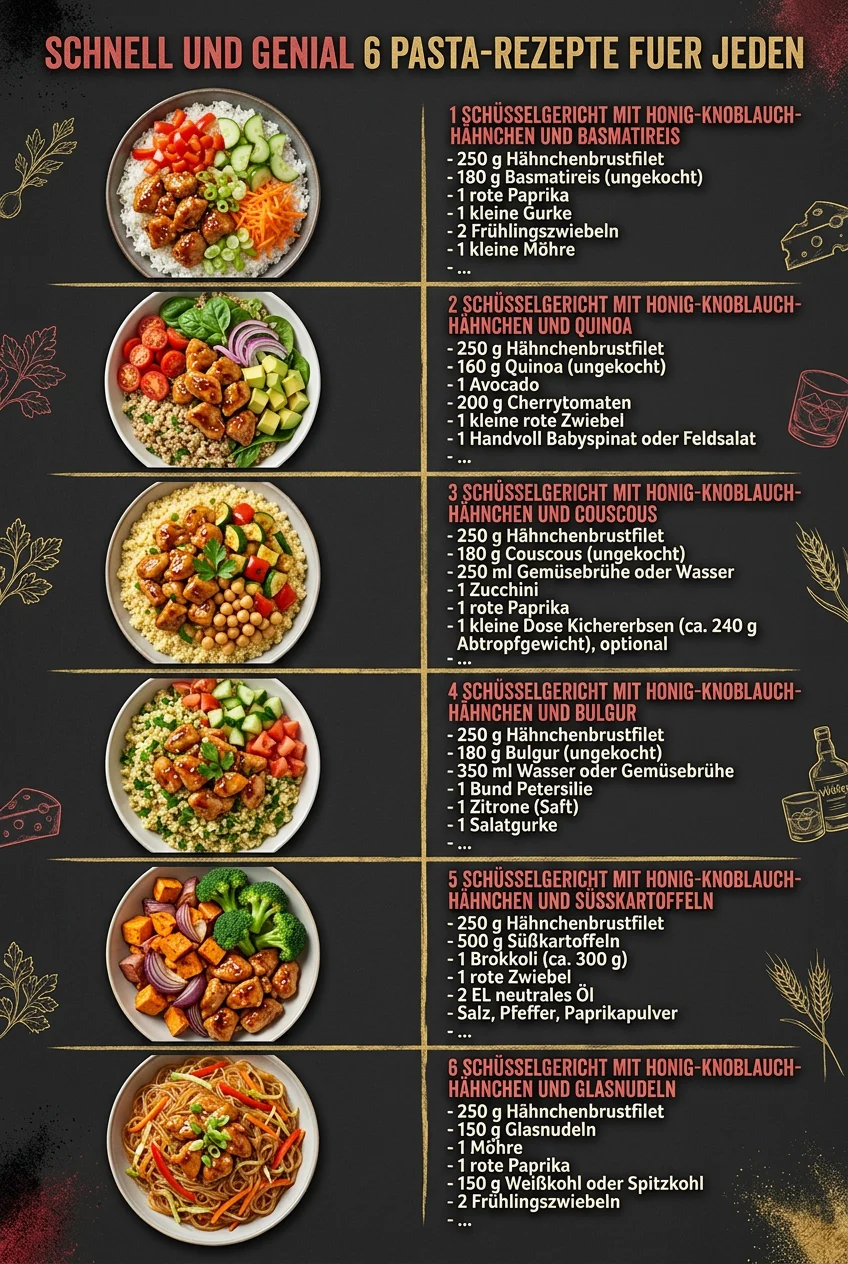 Schnell und genial 6 Pasta-Rezepte fuer jeden