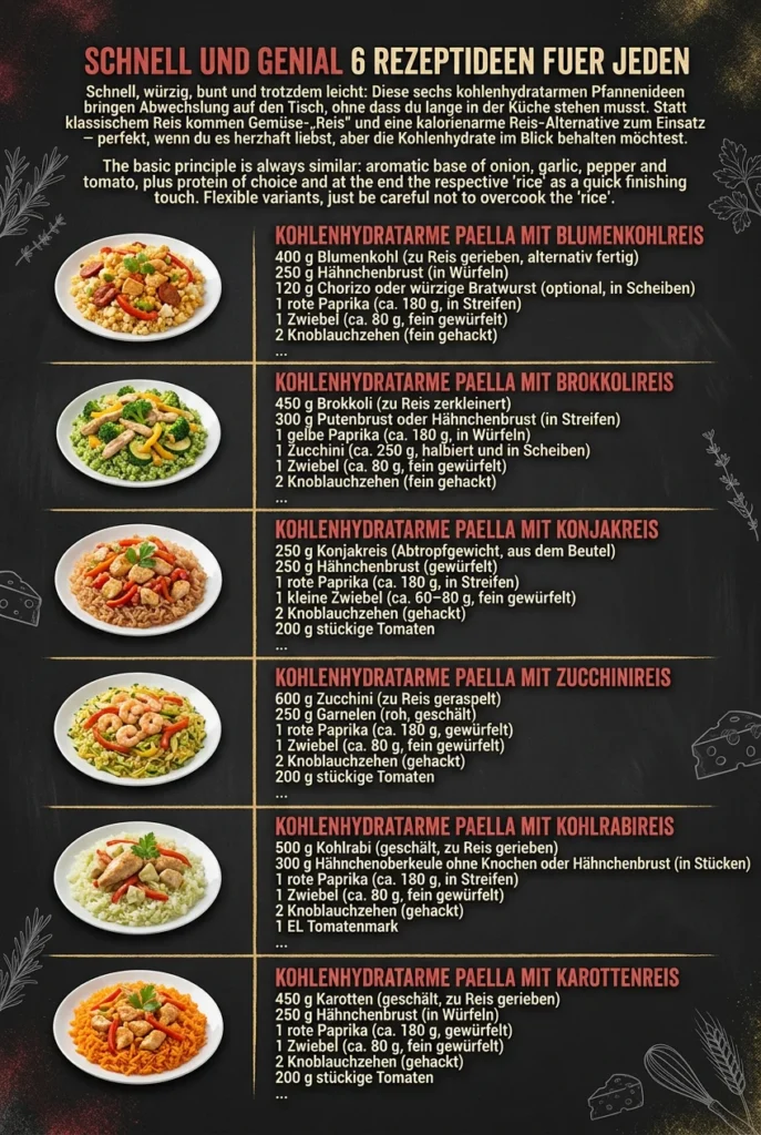 Schnell und genial 6 Rezeptideen fuer jeden